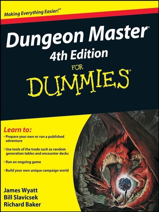 Title details for Dungeon Master® 4th Edition For Dummies® by James Wyatt - Available